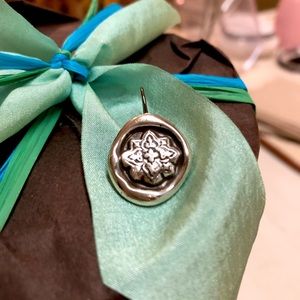 Brighton Earrings- Lotus Stamp Design